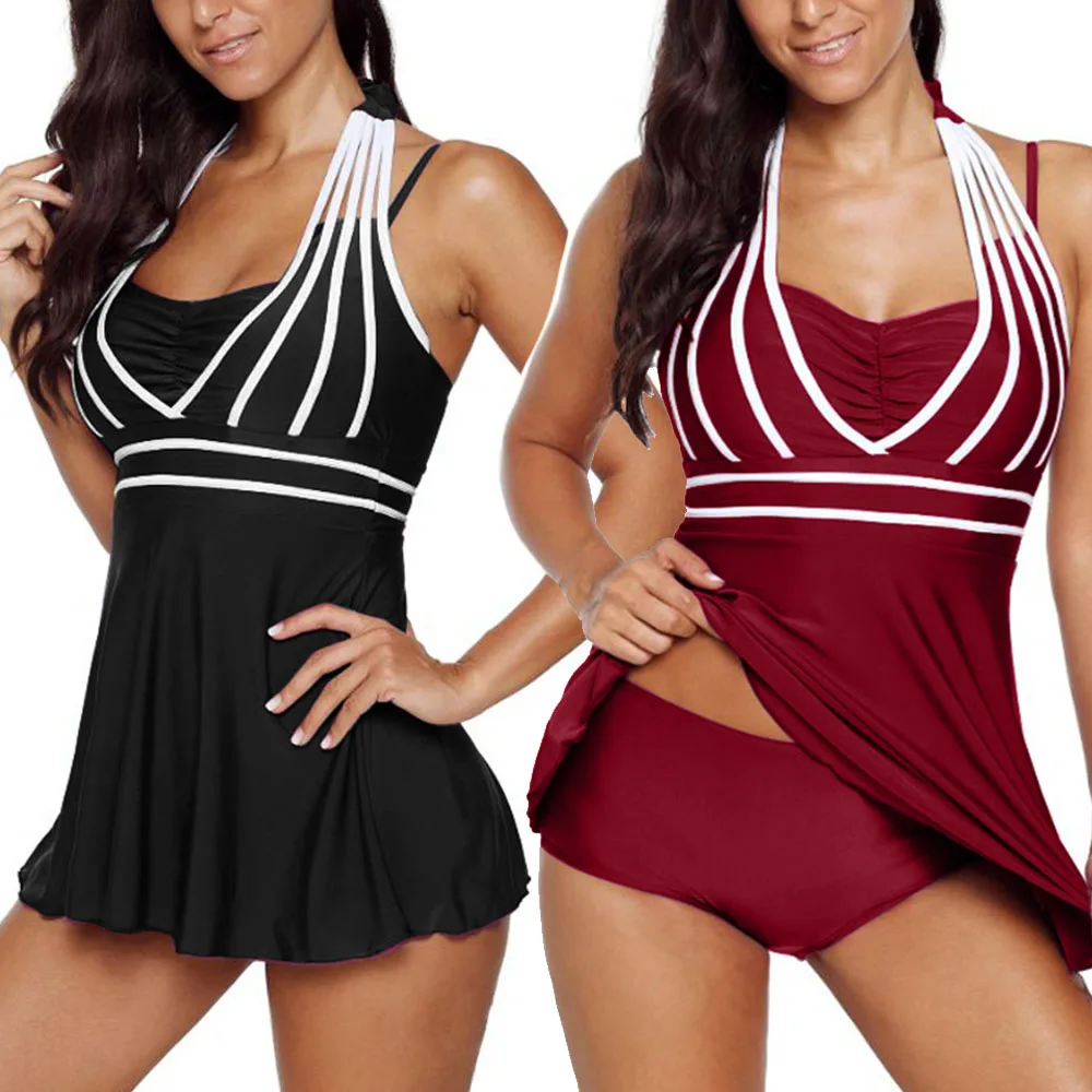 

Sexy bikini Plus Size 5XL One Piece summer Swimwear Women Push Up Swimsuit Solid Bodysuit Monokini Bathing Suit Beachwear Swim
