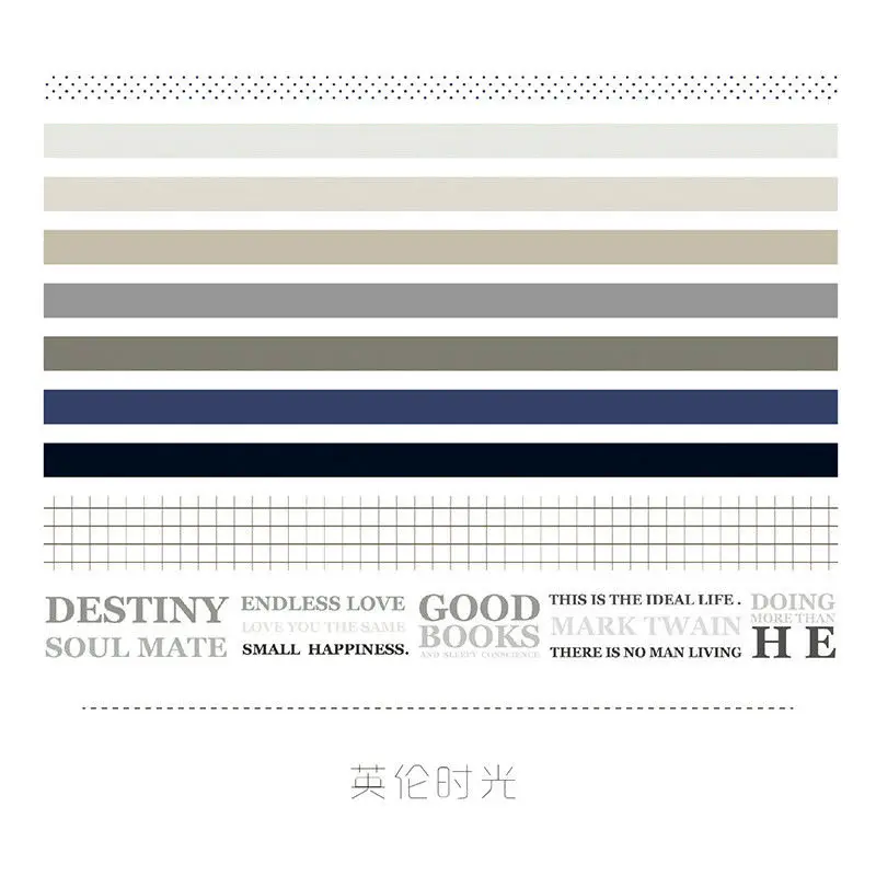 2 10 шт./компл. симпатичная Базовая Цвет лента для скрэпбукинга Washi DIY декоративная клейкая лента для школьные канцелярские принадлежности - Цвет: 2