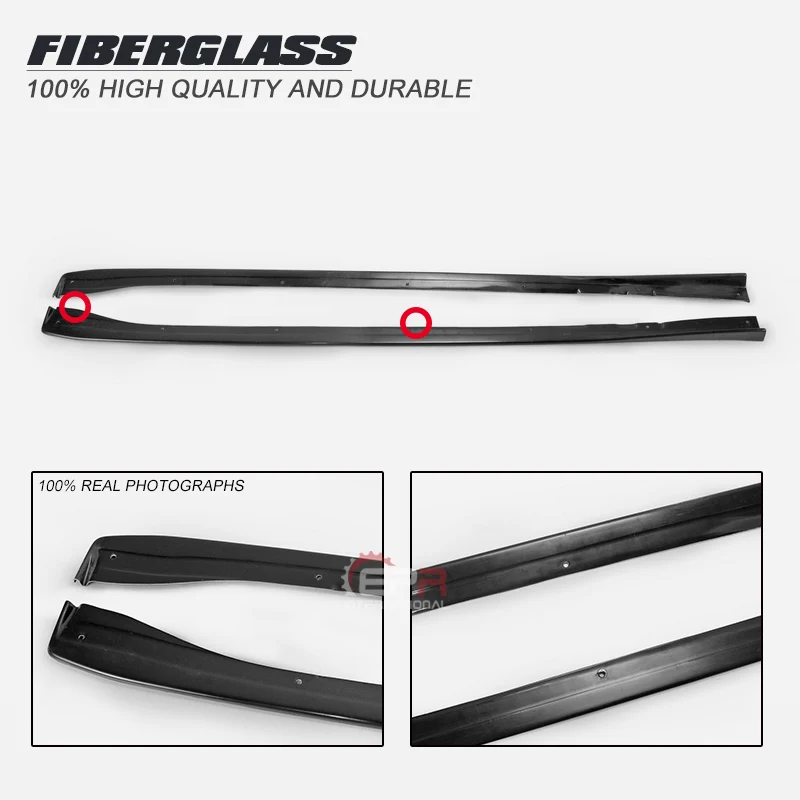 Боковая юбка из стекловолокна добавить для Subaru WRX STI S4 VAB VAF 14-18 VRSA1 Стиль FRP боковая юбка комплект для удлинения кузова тюнинг WRX Racing