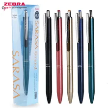 ZEBRA JJ55 металлическая ручка для деловых подписей школьная гелевая ручка для экзамена Ограниченная серия высококлассная ручка подарок 0,5 мм