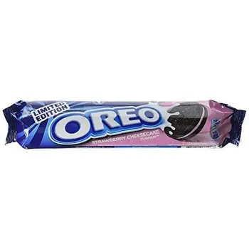 

New Oreo Limited Edition Strawberry Cheesecake Flavour gusto fragola 154g