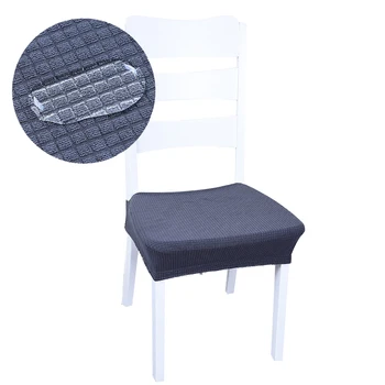 

Solid Color Chair Cover Spandex Stretch Elastic Chair Covers Banquet Hotel Kitchen Wedding Slipcovers for Dining Room Waterproof