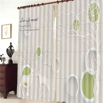

Custom Abstract tree branch rideaux pour le salon bedroom window blackout curtain 2020 The New