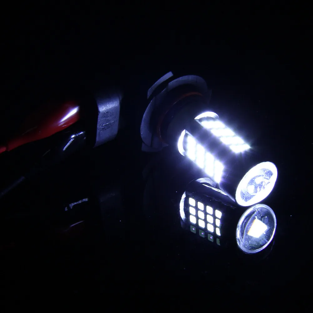 2 шт. 9005 42SMD 2835 лампа высокой мощности автомобильный противотуманный светильник s ходовой светильник для автомобиля светодиодный противотуманный светильник s Белый автомобильные аксессуары# YL1