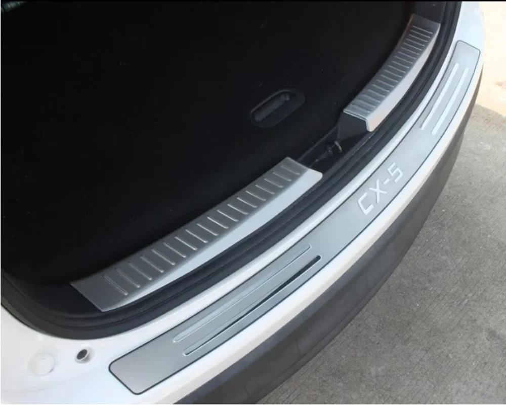 Для Mazda CX-5 CX5 2013 2014 2015 2016 нержавеющая сталь ВНУТРЕННИЙ Задний бампер протектор
