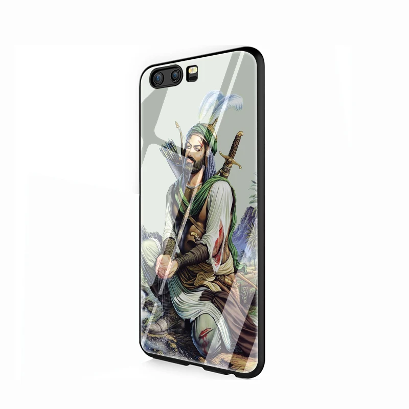 EWAU islam Shia Имам Али, арабский закаленный стеклянный телефон чехол для Huawei P10 P20 P30 mate 20 Lite pro P Smart Y9 Honor 8X9 10 - Цвет: G4