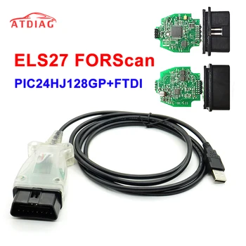 

ELS27 FORScan Scanner PIC24HJ128GP FTDI For F-ord M-azda/ Vehicles OBD2 car diagnostics Support ELM327 J2534