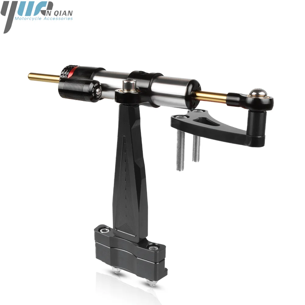 CNC Aluminum Full Set of Adjustable Motorcycles Steering Stabilize Damper Bracket Mount Kit For honda CB 650 F cb650f