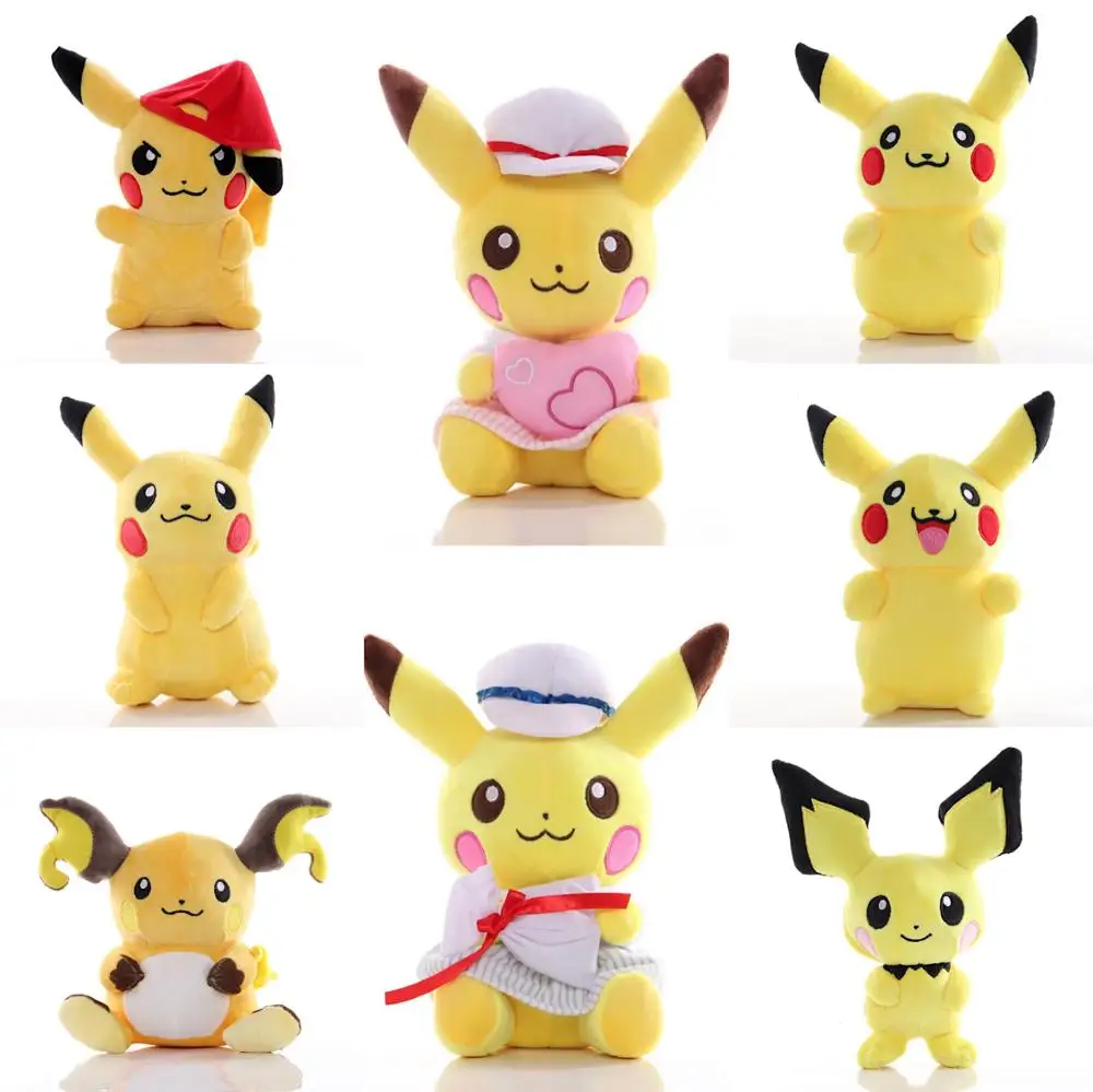 7 стилей Raichu Pichu аниме плюшевая кукла мягкая игрушка подарок на день рождения для