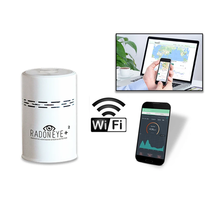 Radon Detector Radoneye Plus 2/rn200 Bluetooth Home Radon Gas