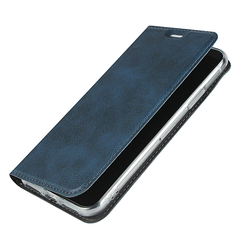 Кожаный флип-чехол из искусственной кожи коровы чехол для iPhone 6s 6 7 8 Plus X Xr Xs максимальный Чехол-кошелек с подставкой и карманами для карт ремешок на запястье