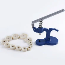 Новые часы задняя крышка открывалка Часовщик пресс-доводчик набор пластиковый корпус Хрустальное стекло изделия Набор инструментов для ремонта MV66