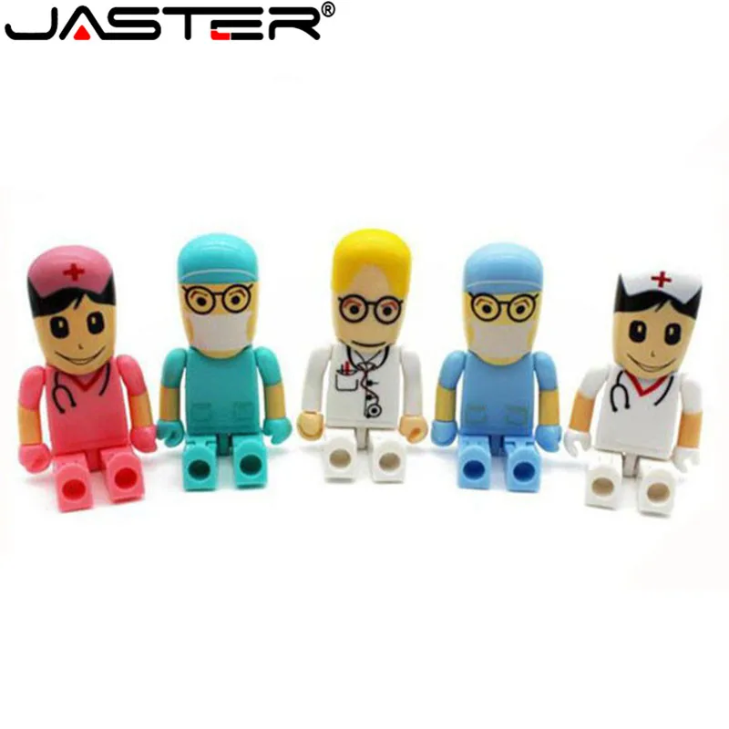 JASTER Доктор Медсестры usb флэш-накопитель медицинская Флешка 4 ГБ 8 ГБ 16 ГБ 32 ГБ 64 Гб карта памяти U диск больница клиника подарок