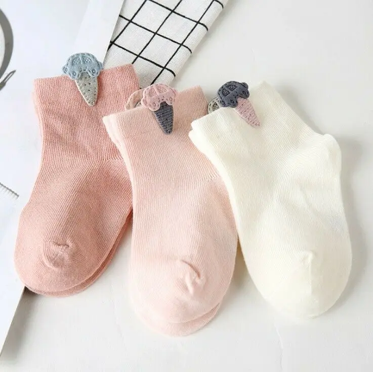 1 пара разные цвета, носки с забавными рисунками для новорожденных и малышей, для маленьких мальчиков и девочек От 1 до 3 лет носки для девочек хлопковые носки с картинками для Дети милые носки для девочек