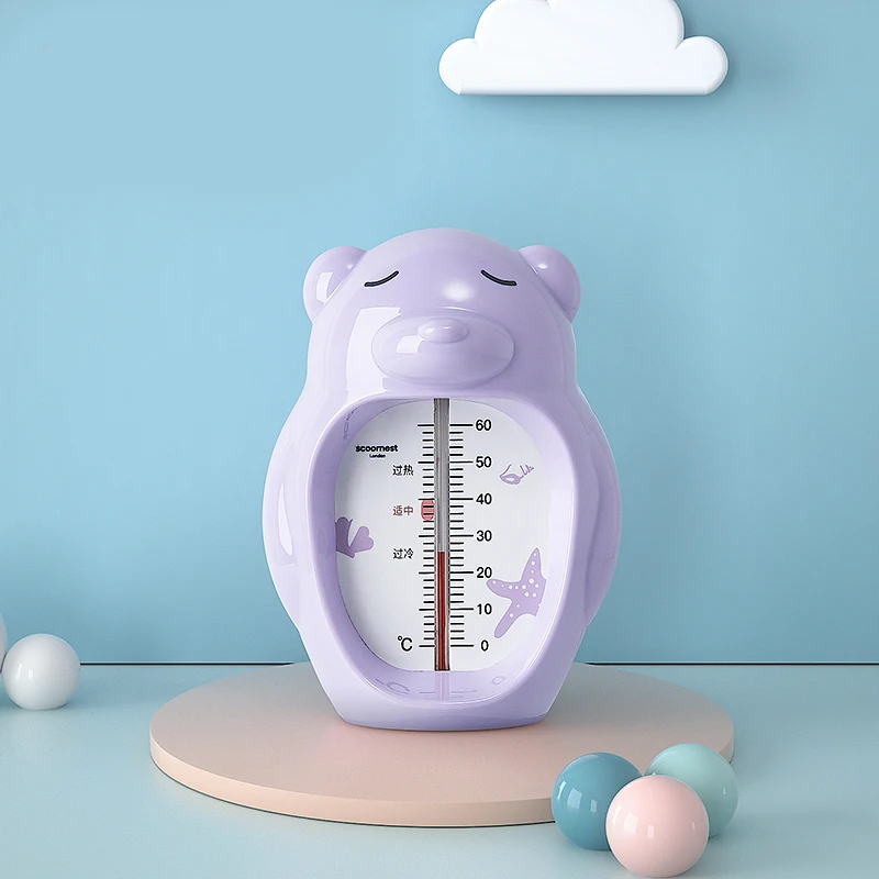 Фиолетовый Aimeison Детский термометр для воды, детский измерительный термометр для ванны, измеритель температуры воды, домашний термометр для детей - Цвет: Фиолетовый