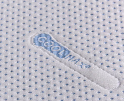 Middle1 Jacquard Fiber Mattress Cover, Protector, Topper is Cool, Comfortable, Breathable. Choose White Fitted Queen or Full Size