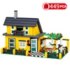 City Architecture Villa Cottage Model Building Blocks Compatible Friends Beach Hut Modular Home House Village Construction Toys ► Photo 3/6