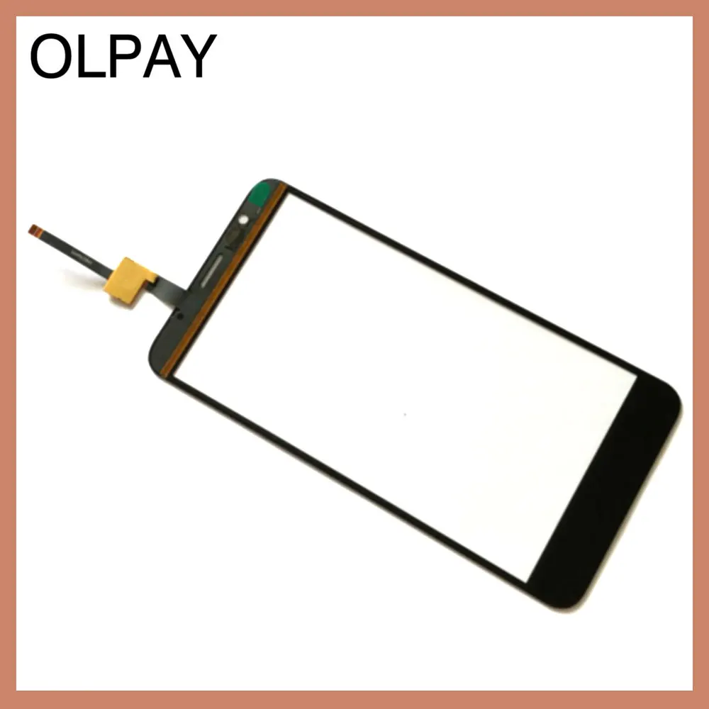 OLPAY 5,5 дюймов Сенсорная стеклянная панель для Alcatel One Touch Flash OT6042 OT 6042 6042D OT-6042D сенсорный экран дигитайзер стекло сенсор