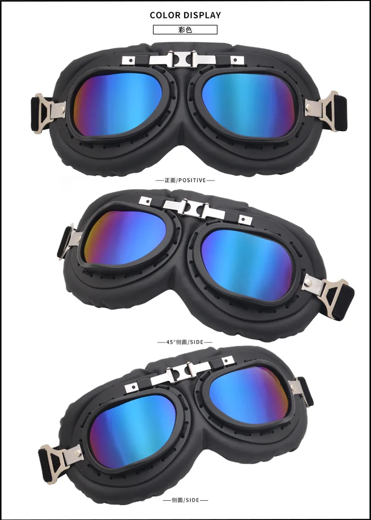 В настоящее время доступны Harley Goggles мотоциклетные очки для защиты глаз Ретро шлем очки для защиты глаз мир