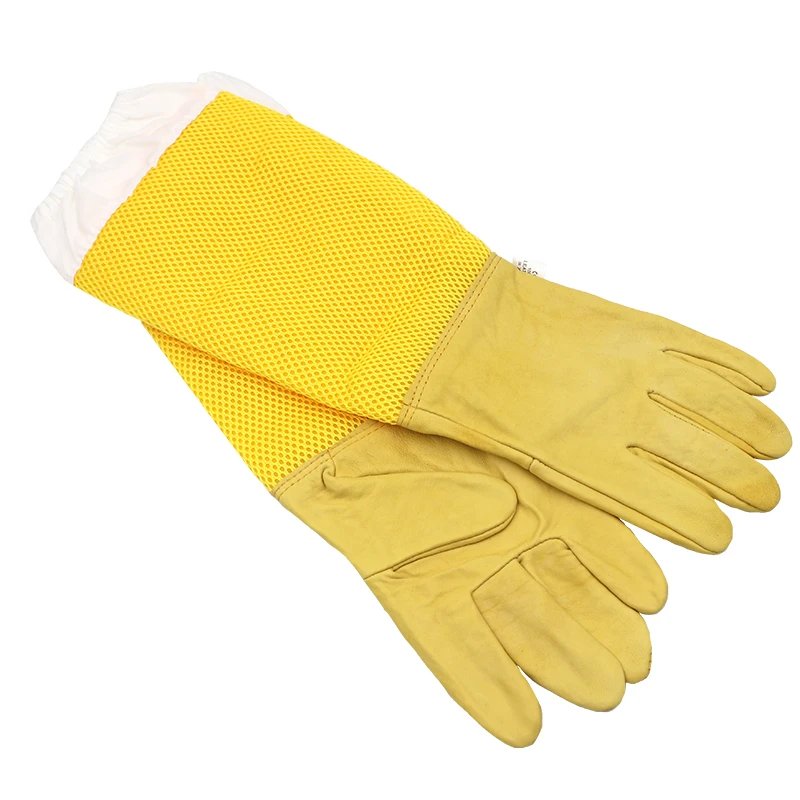 1Pair Beekeeping Gloves Protective Sleeves Breathable Anti Bee Long Gloves For Beekeeper Beekeeping Tools Beekeeping Gloves