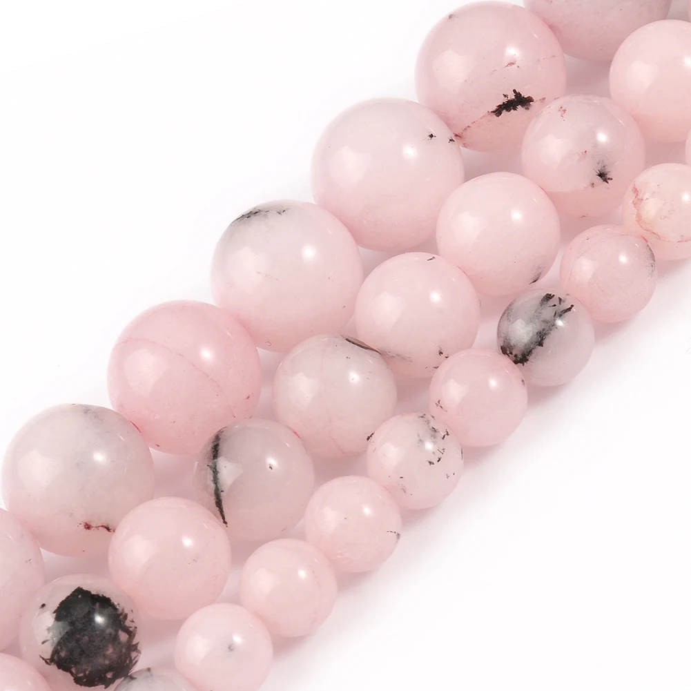 Cuentas De ópalo Rosa De Alta Calidad De Piedra Natural, Cuentas Paciadoras Sueltas Con Forma Mixta, Fabricación De Joyería, Accorios Para Collar Y Pulseras DIY De 6-12mm - AliExprs