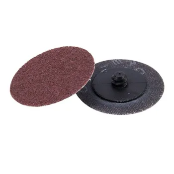 

50PCS 2 Inch / 50 Mm 80 Grit Roll Lock Sanding Discs Abrasive Pads Sandpaper Set Hook And Loop Sanding Disc Polish