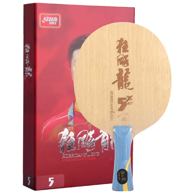 DHS 허리케인 롱 5/롱 5x 라켓 탁구 블레이드 배송 오리지널 박스 포함, ALC 핑퐁 배트 패들 추천
