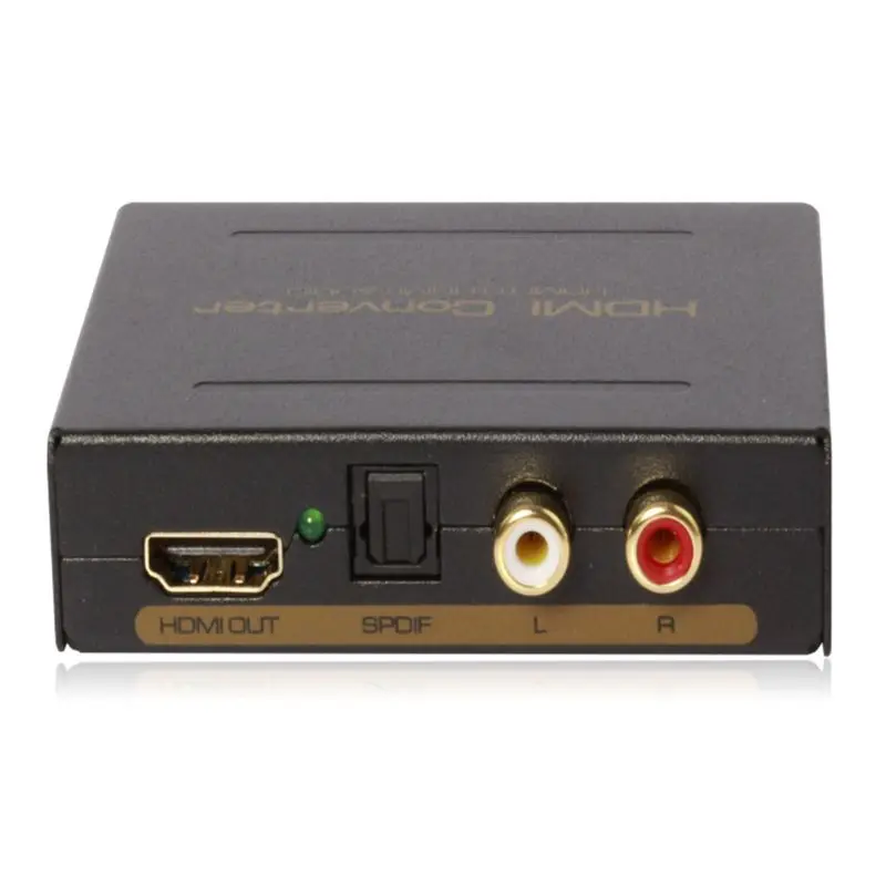  Professionale 1080P HD HDMI Audio Extractor Splitter Adattatore HDMI a HDMI e Ottico SPDIF + RCA L/