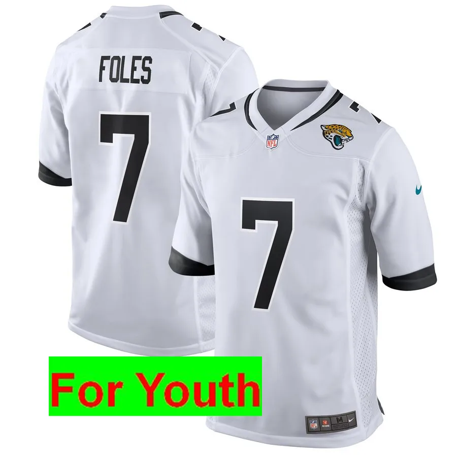 AS PICTURE Mens women kids youth Jacksonville#7 Nick Foles jerseys - Цвет: AS PICTURE