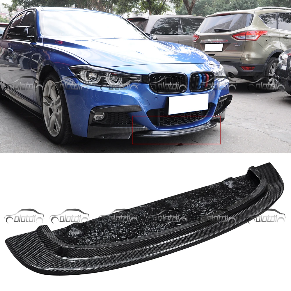 Olotdi для BMW F30 M Tech передняя губа спойлер Нижняя сплиттер стайлинга