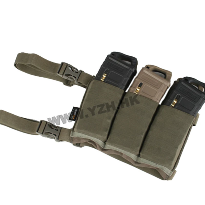 Emersongear Emerson тактическая страйкбольная охотничья высокоскоростная сумка с шестью упаковками, 556 223, эластичная резиновая сумка с держателем для журналов