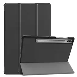 Чехол для планшета для samsung Galaxy Tab S6 10,5 T860 T865 кожаный тонкий чехол складной чехол-книжка для samsung T860 T865 плоский кронштейн