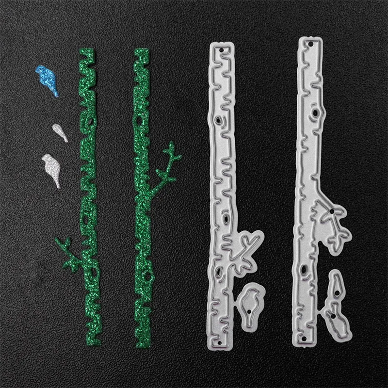 

Tree Trunk Square Shape Metal Cutting Dies For DIY Scrapbooking Decorative Crafts Paper Cards Album Making 2019 Hot Sell