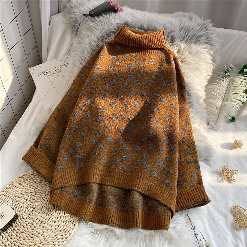 Новая мода Женская одежда осень и зима водолазка женский свитер - Цвет: Khaki