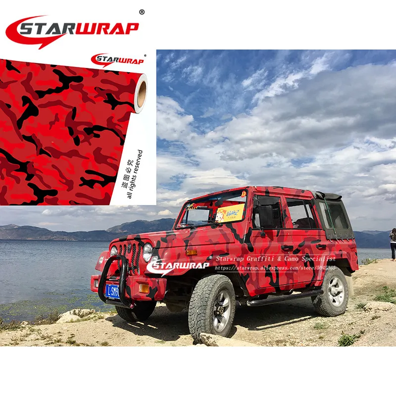 Starwrap военный Цифровой Камуфляжный, для лесистой местности фиолетовый Тигр виниловая Автомобильная наклейка пиксельный Камуфляжный лист пленки для автомобиля автомобильные наклейки фольга