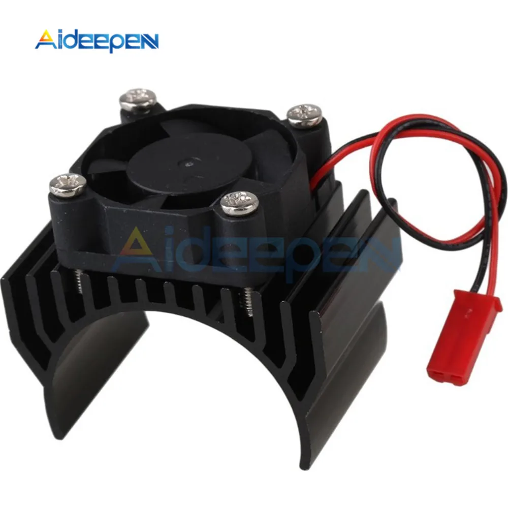Black 540 550 радиатор двигателя крышка охлаждающий вентилятор радиатора для зубных щеток бесщеточный 540 550 3650 3660 3670 3674 Размеры мотор с JST разъем - Цвет: Black