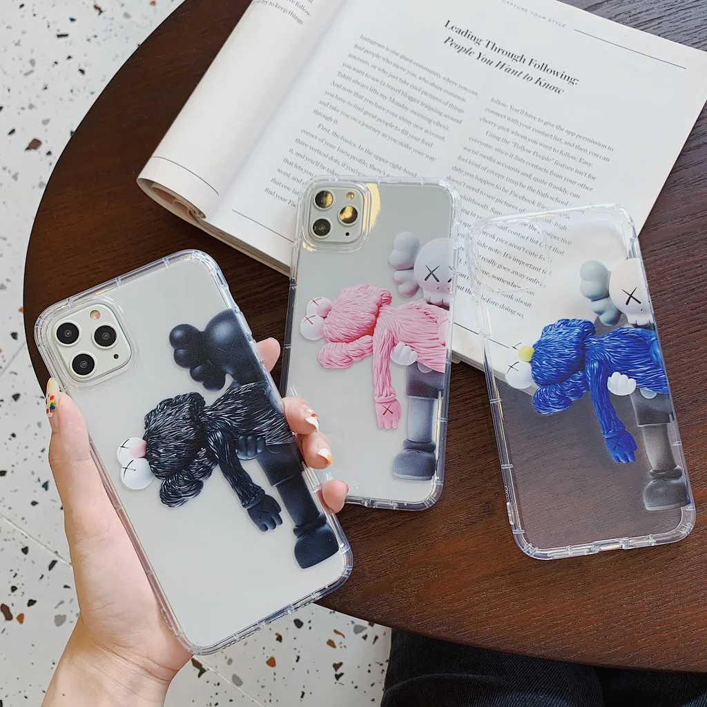 

For IPhone 7 Plus phone case 8P anti-fall case XS MAX protective case for iphone 11 Pro Max transparent cartoon xr good quality