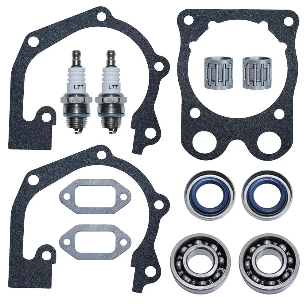 Gasket Kit w Bearing Oil Seal Spark Plug For Husqvarna K750  K760 Concrete Saw 581357401 2
