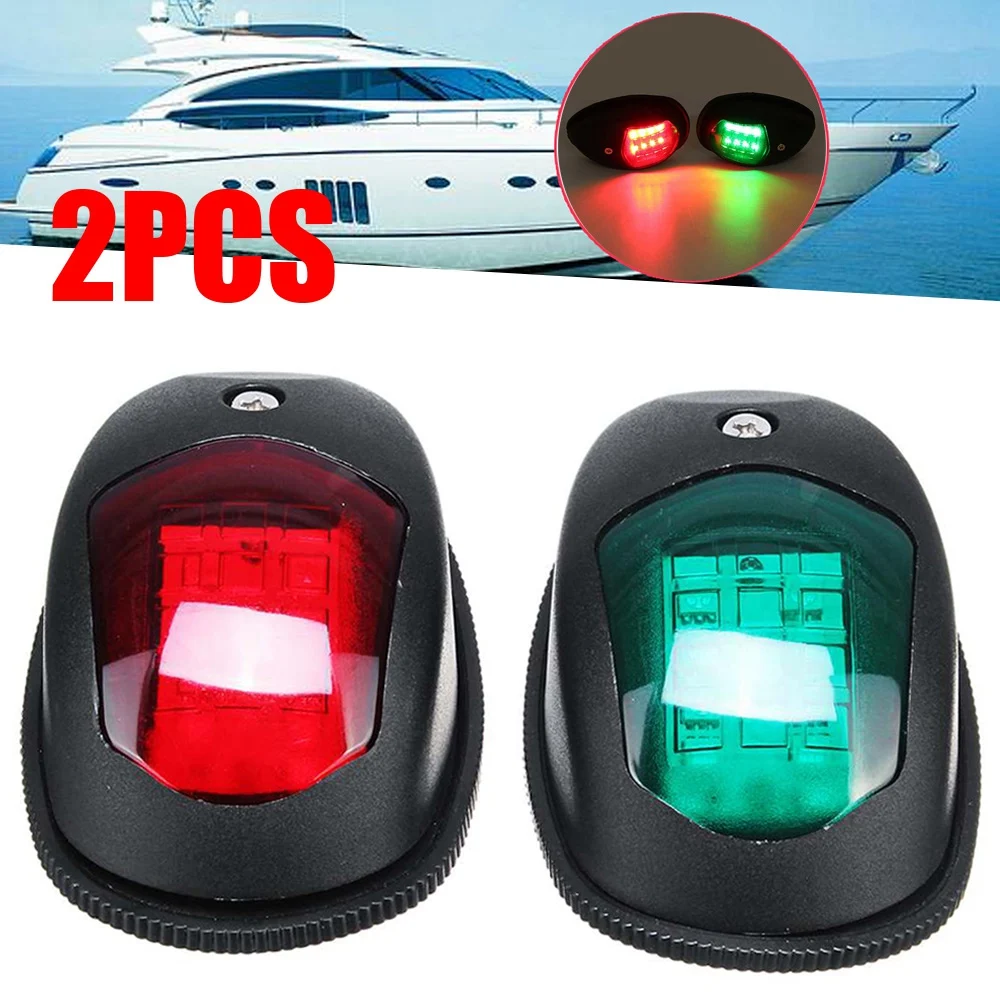 

2pcs/set 10V-30V Universal ABS LED Navigation Light Lamp Signal Lamp For Sea Boat Marine Truck Trailer Van