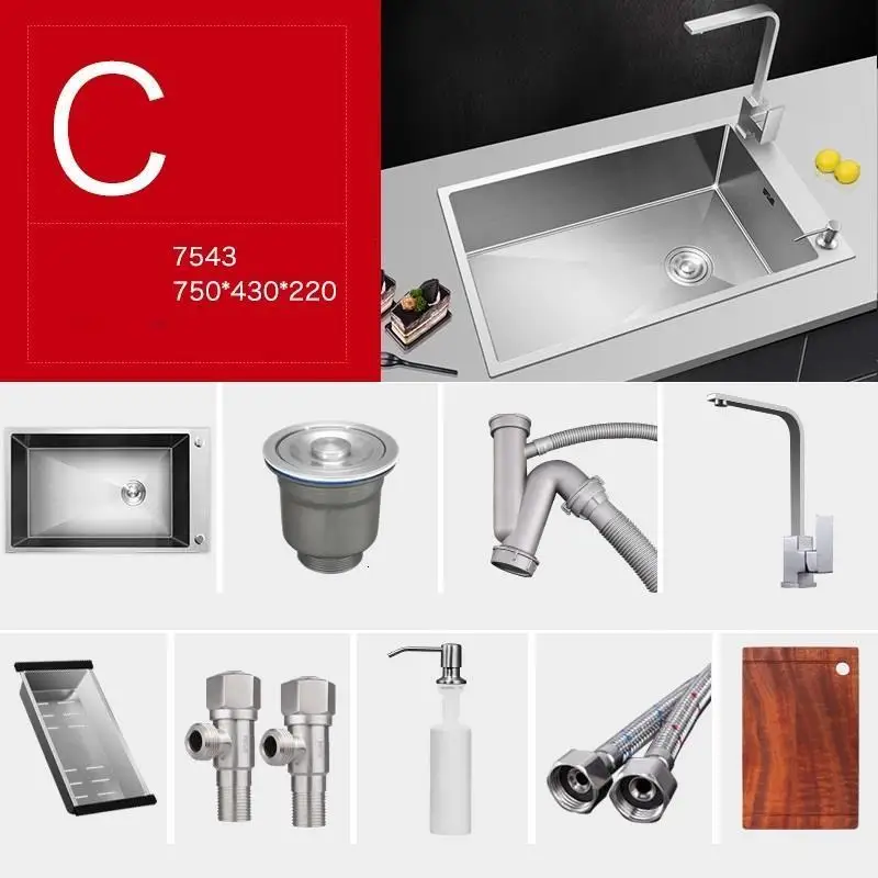 Куба Para Lavandino Waschbecken Inoxidable Lavello Spoelbak Кухня умывальник Fregadero De Cocina Pia Cozinha Dishwash раковина