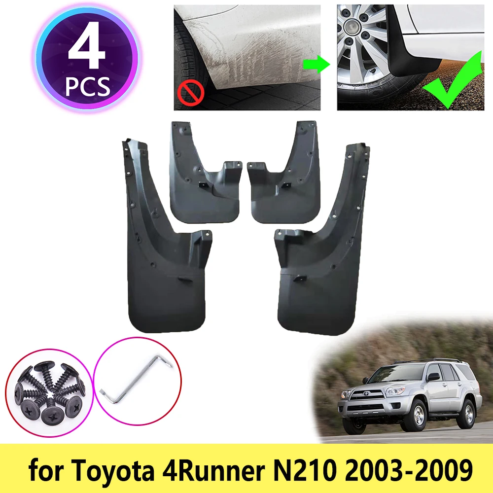 Брызговики для Toyota 4Runner Hilux Surf N210 SUV 2003 ~ 2009 брызговики автомобильные аксессуары 2004
