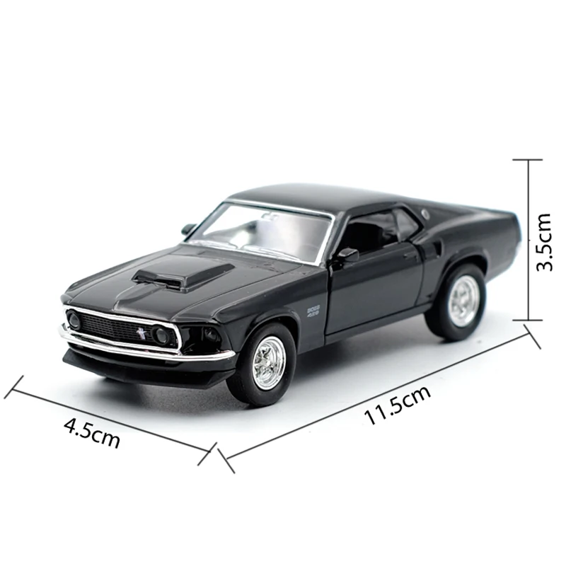 WELLY 1:36 модель автомобиля в стиле ретро из литого сплава Mustang Boss 429 игрушка с