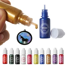 1pc 10ml alta concentração multicolorido pérola resina pigmento cola epoxy coloração corante para diy jóias fazendo arte artesanato ferramentas