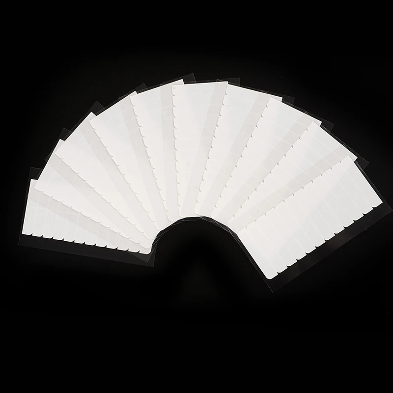 10*12pcs/lot No Shine Hair Extension Tape Waterproof Replacement Tape Tabs For in Hair Extension/Lace Wig