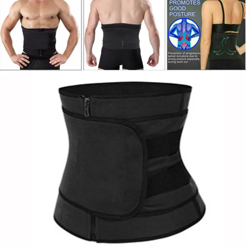 Sweat Shaper Slimming Belt Body Shape Adjustable Fitness Waist Trainer Corset Shapewear for Weight Loss M-3XL