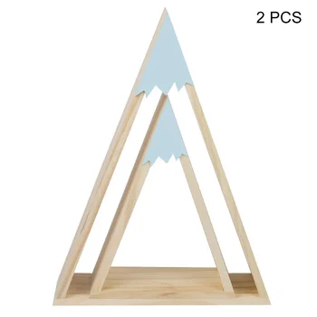 

1set Home Decor Household Supplies Practical Lovely Best Friends Gifts Sundries Organizer Wooden Storage Shelf Nersury Room