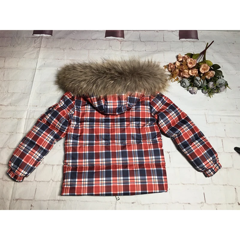 Only jacket Детский Зимний пуховик Детский пуховик для мальчиков, зимняя одежда теплая одежда для русской зимы для маленьких девочек зимний костюм для малышей, От 6 месяцев до 8 лет - Цвет: Only jacket