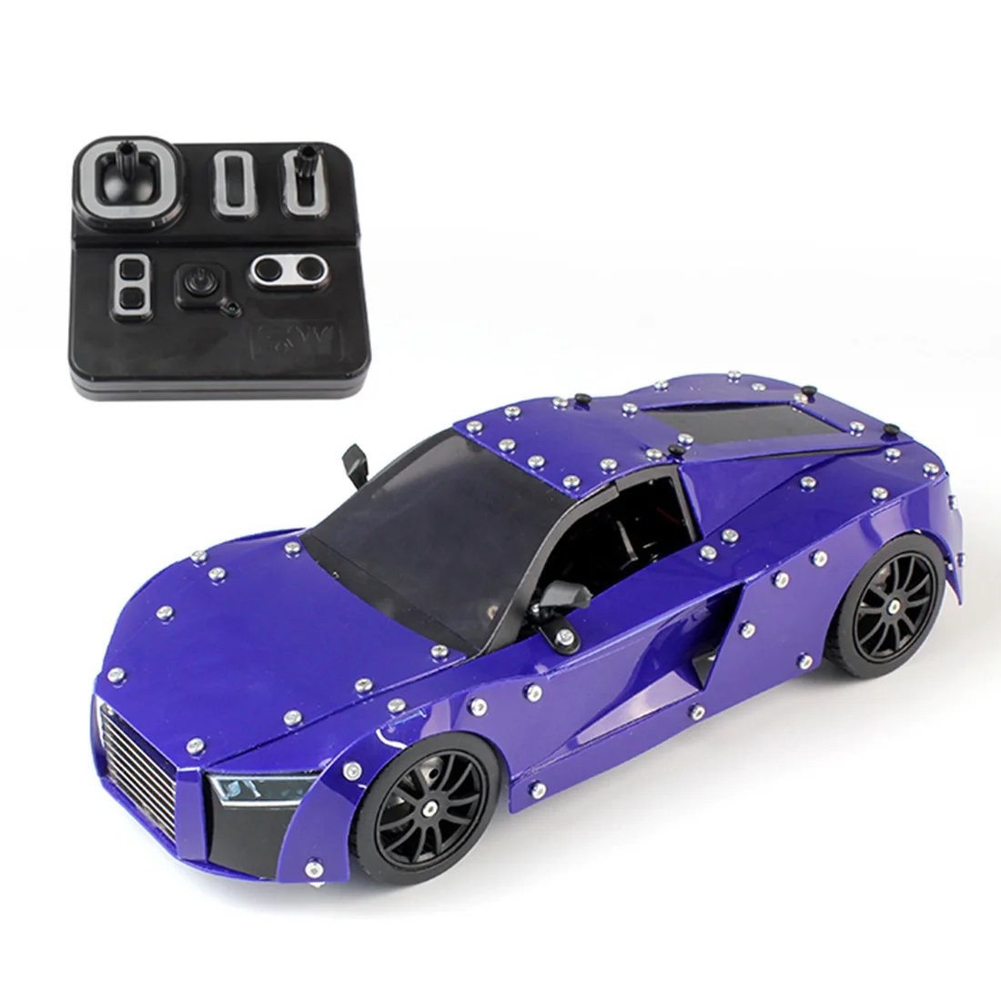 1:16 из нержавеющей стали RC спортивный автомобиль строительный блок DIY маленькая частица строительные наборы детские игрушки подарок