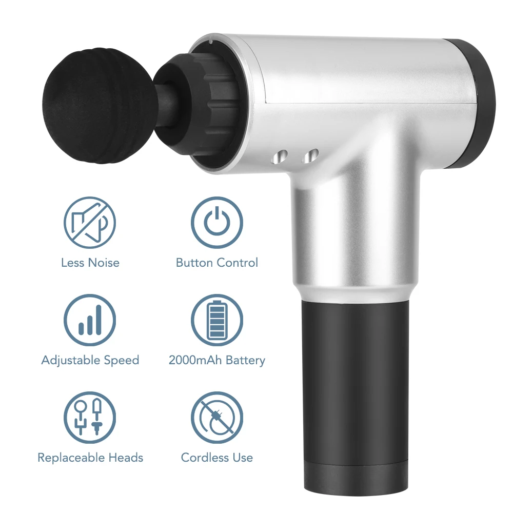 Стимулятор мышц, массажный пистолет, Мощный вибратор, облегчение боли, для всего тела, для похудения, релаксация, терапия, спорт, фитнес-упражнения