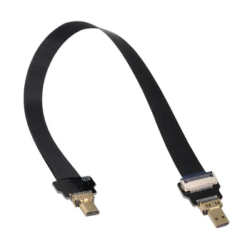 

FPV Micro HDMI Male to Micro HDMI Male Extension FPC Flat Cable 1080P for FPV HDTV Multicopter Aerial Photography